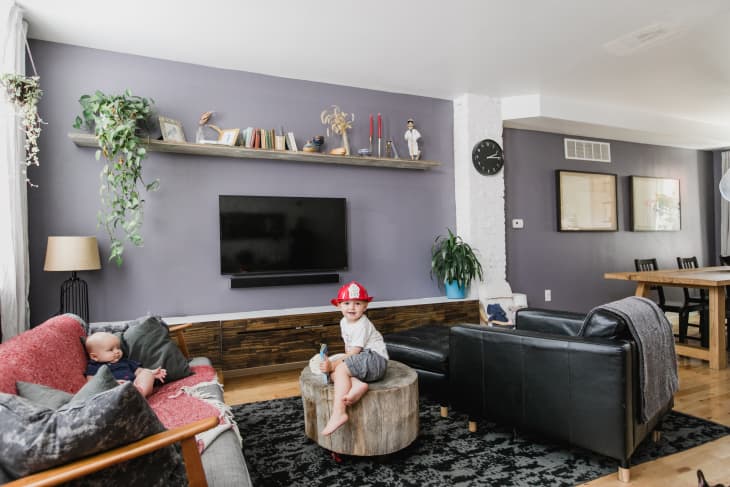 Grey Purple Paint Colors For Living Room